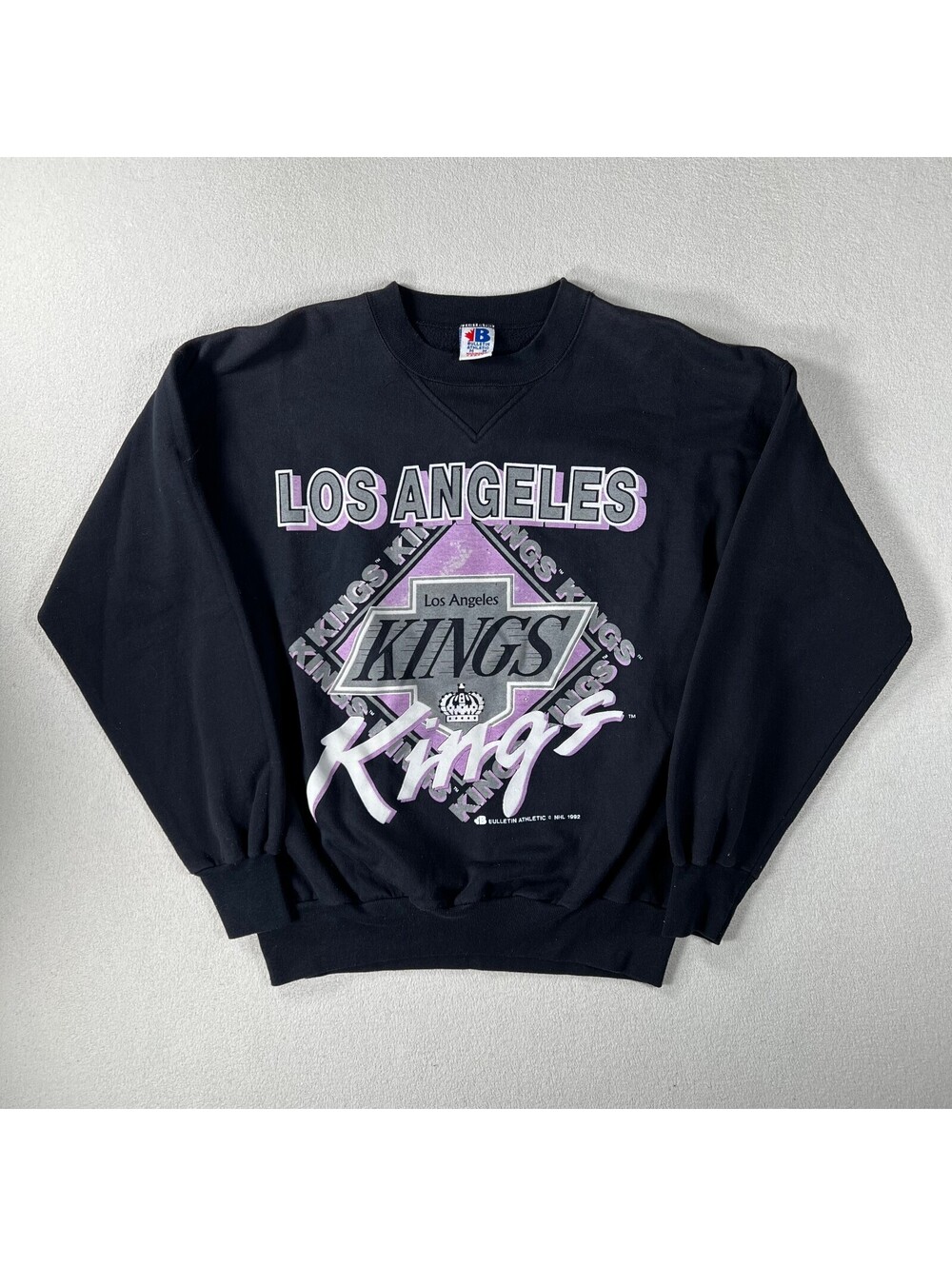 Vintage Los Angeles Kings Black Crewneck Sweatshirt Medium